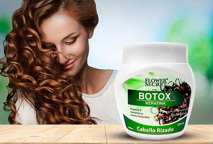 Botox Capilar Cabello Rizado (crema Para Masaje) 500ml 🎁 SOLO POR HOY LLEVA 2 Y PAGA 1 🎁