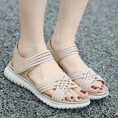 Sandalias cómodas talla grande elásticas