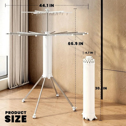 Space Saving Minimalist Clothes Drying Rack