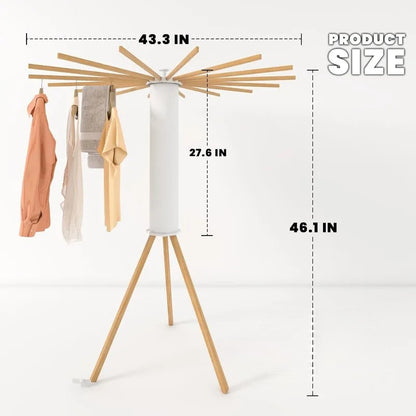 Space Saving Minimalist Clothes Drying Rack