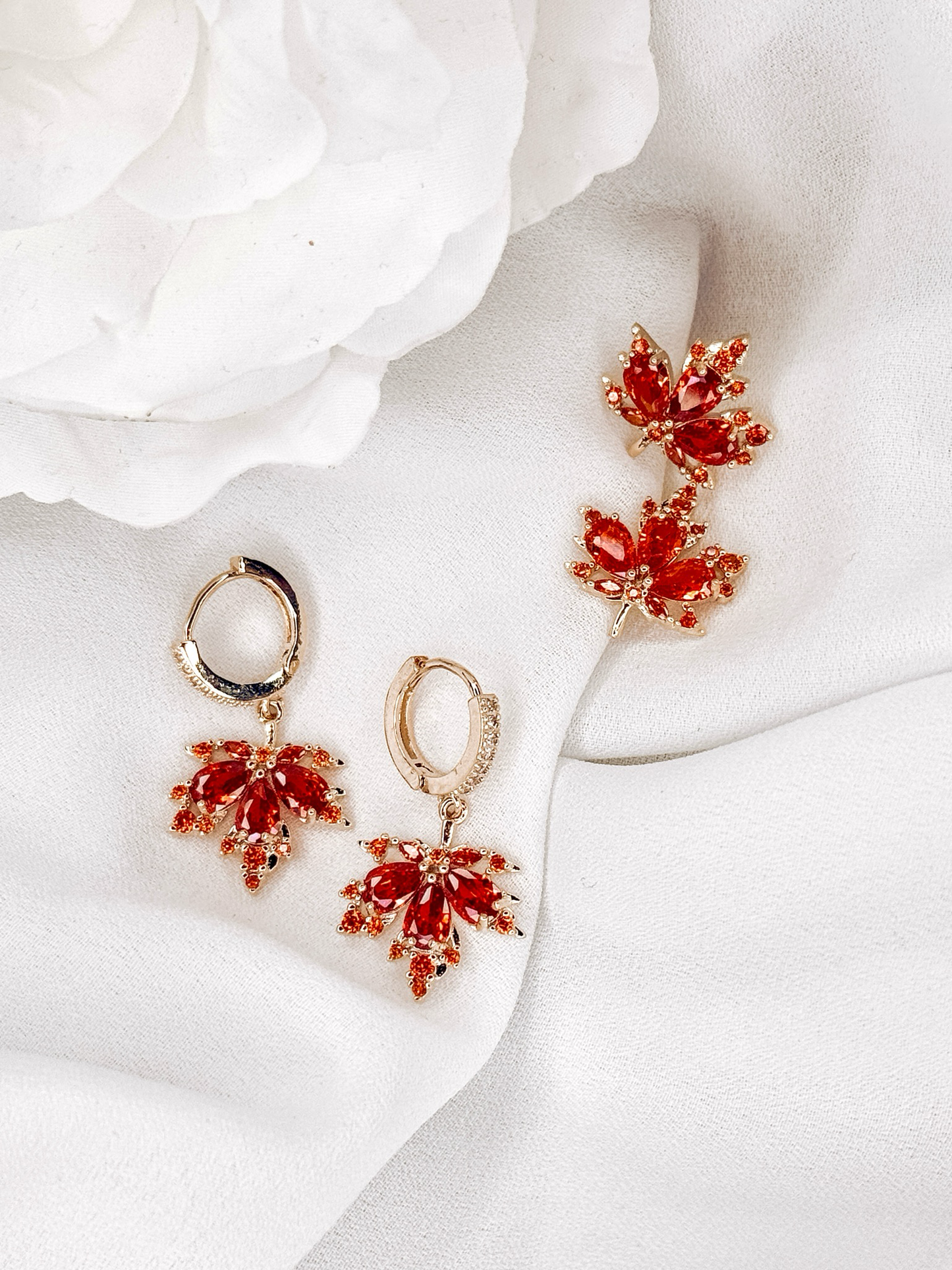 FEUILLE D'ÉRABLE | Red Maple Leaf Studs