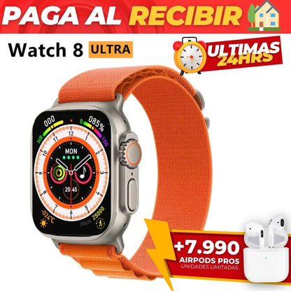 Smartwatch ULTRA 8 Versión 2023 🎁+7.990 AGREGA AlRPODSPRO5