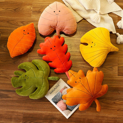 AUTUMN | Snuggly Autumn Leaf Pillows