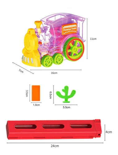 TREN DOMINO ELECTRICO PARA NIÑO