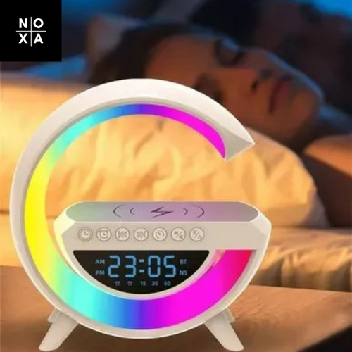 Lámpara RGB RELOJ Altavoces y Cargador