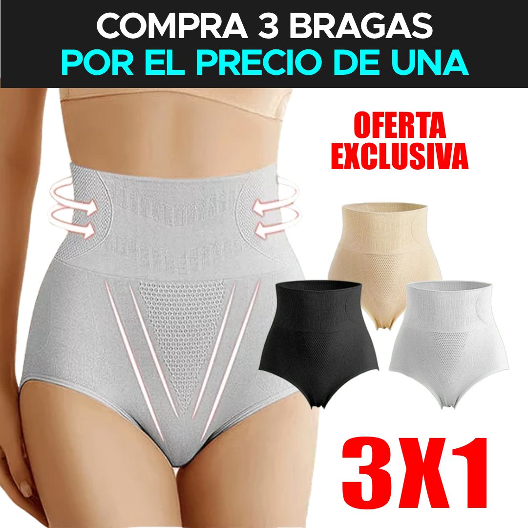 Bragas Moldeadoras de Figura Push Up - OFERTA 3X1