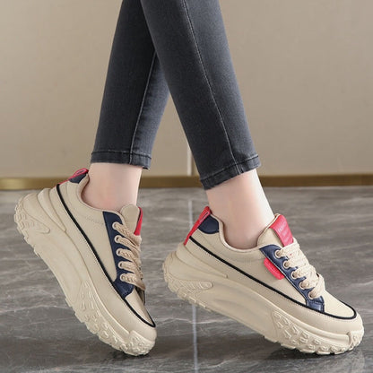 Zapatos casual con plataforma color block