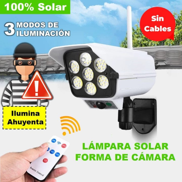 Foco solar - Tipo Cámara con control remoto