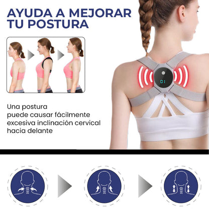 Oveallgo™ ULTRA Dispositivo de Corrección Postural con EMS y Sensor de Ángulo