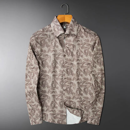 JAMAL | Light Long Sleeve Jacquard Shirt