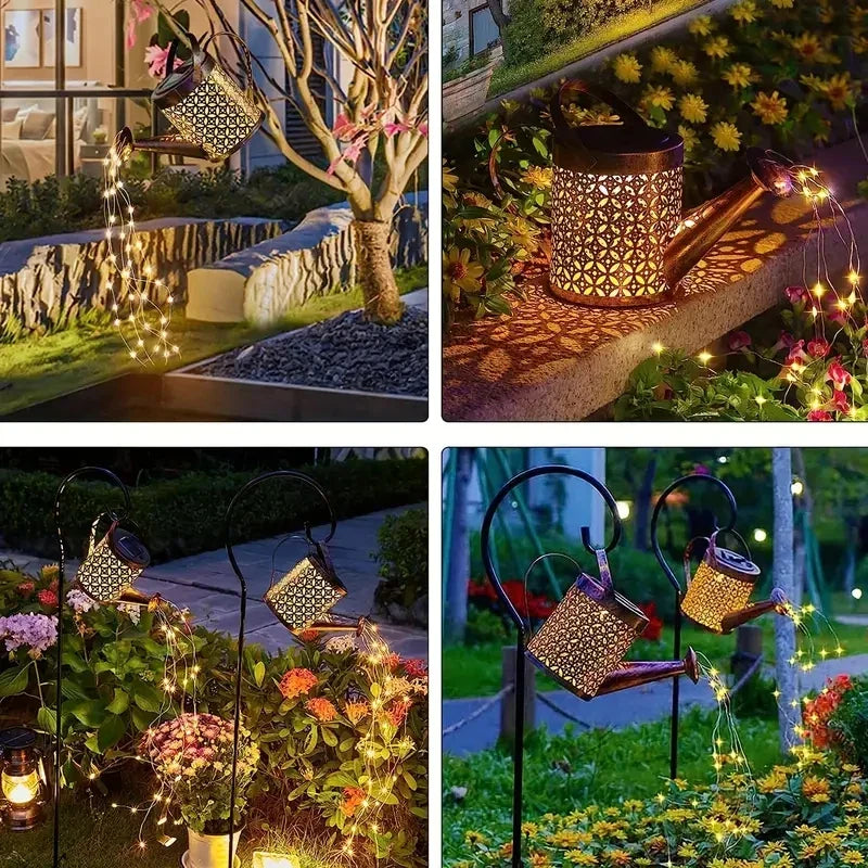 LED Garden Fairy Watering Can