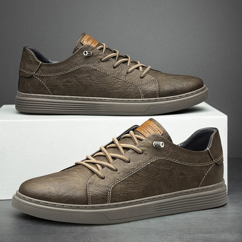 HUDSON | Leather Casual Sneakers