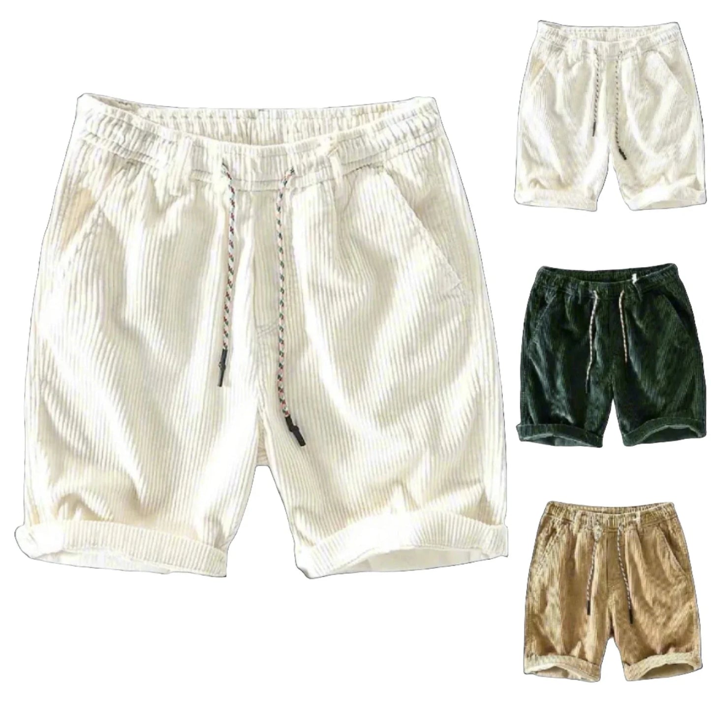 JACOB | Corduroy Drawstring Shorts