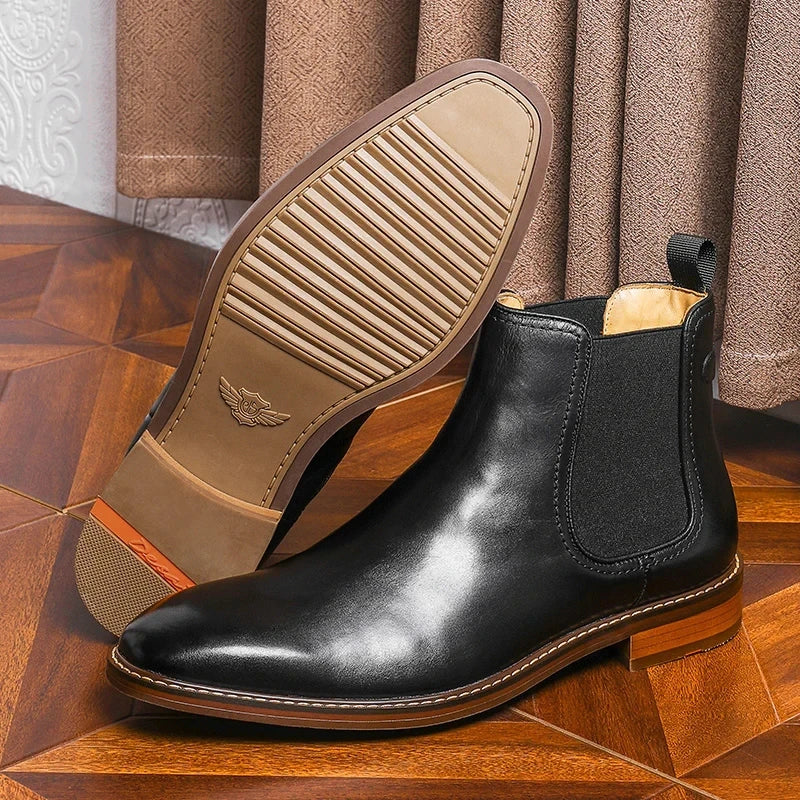 ASHER | Leather Chelsea Boot