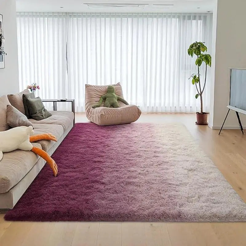 Plush Gradient Area Rug