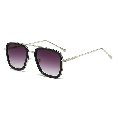 TONY | Square Stark Mirror Aviators