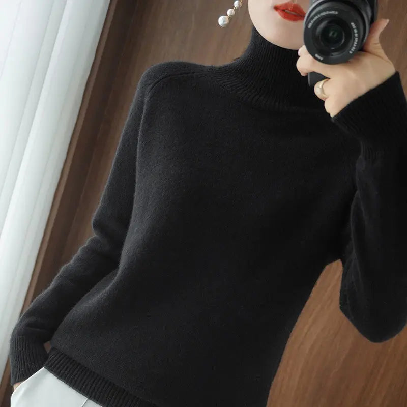 ANNI | Loose Turtleneck Pullover