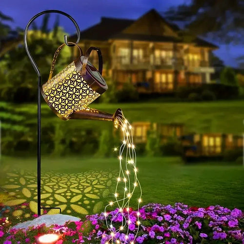 LED Garden Fairy Watering Can