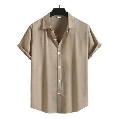 LUCIAN | Lapel Short Sleeve Shirts