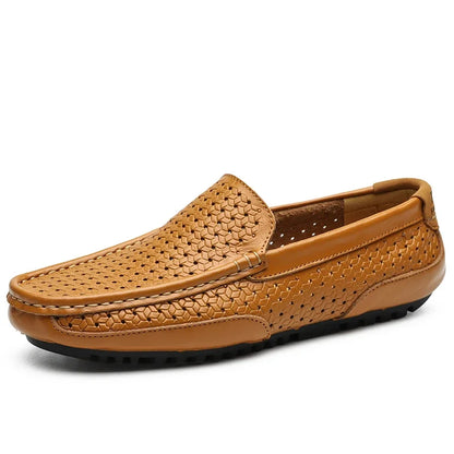 EASTON | Perforated Leather Boat Shoes