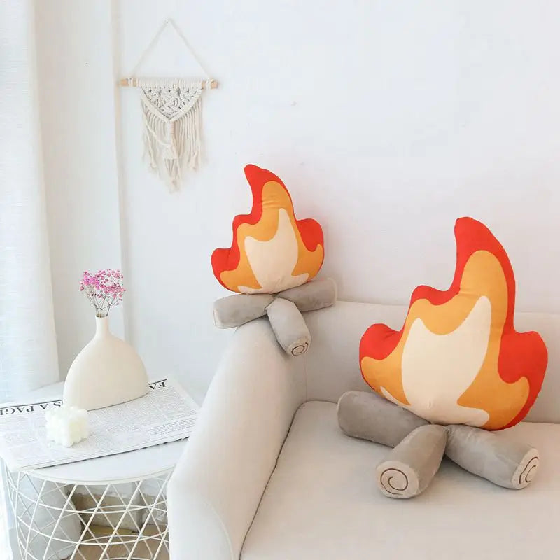 PLUSHIE | Cartoon Campfire Pillow