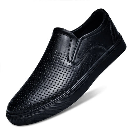 MARCO | Perforated Leather Slip-On