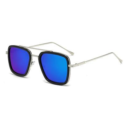 TONY | Square Stark Mirror Aviators