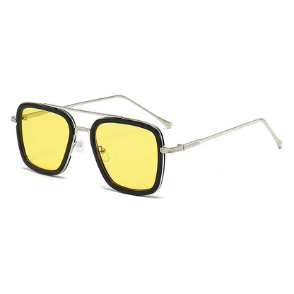 TONY | Square Stark Mirror Aviators