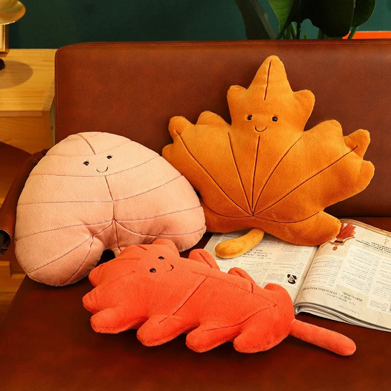 AUTUMN | Snuggly Autumn Leaf Pillows