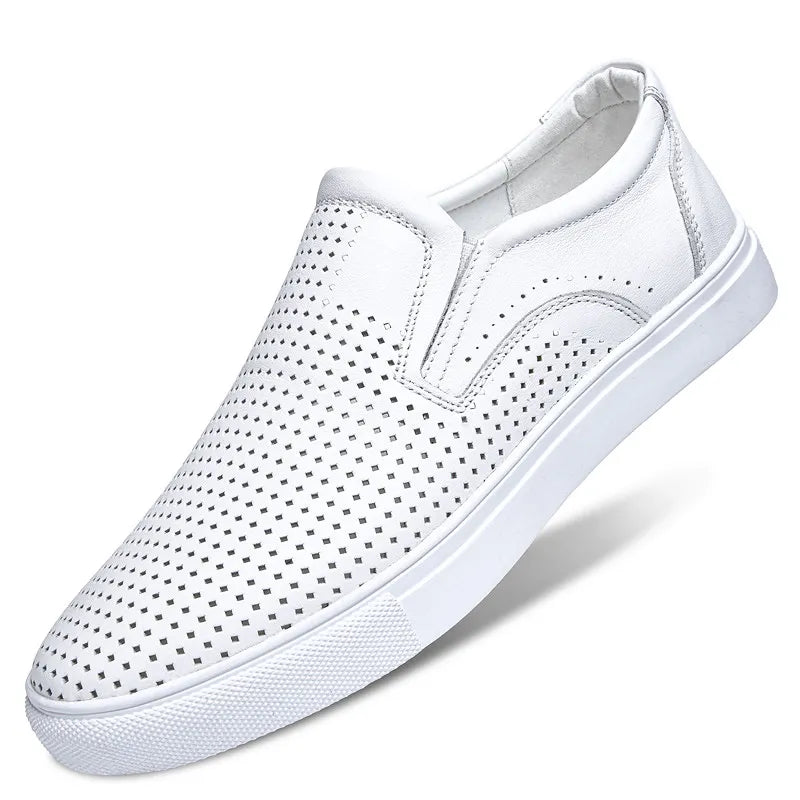 MARCO | Perforated Leather Slip-On