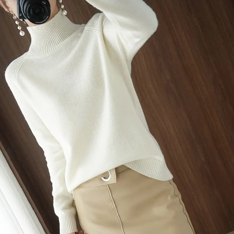 ANNI | Loose Turtleneck Pullover