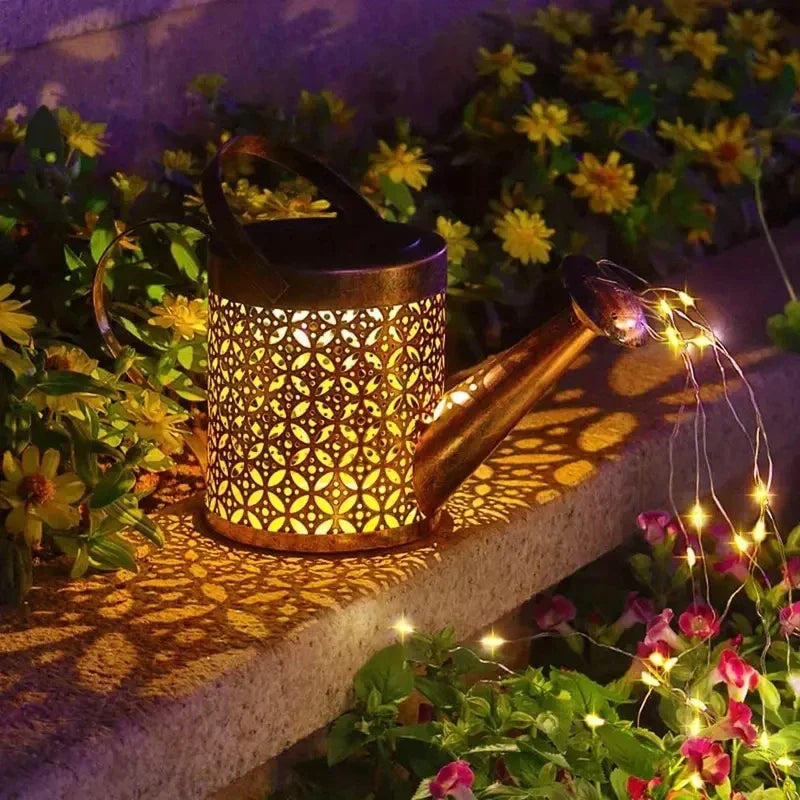 LED Garden Fairy Watering Can