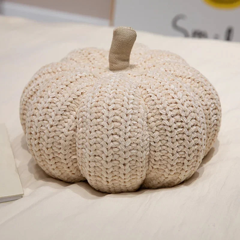 PILLOW | Neutral Nordic Pumpkin Plush Pillow