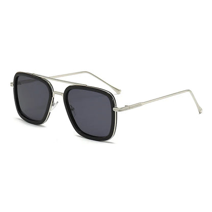 TONY | Square Stark Mirror Aviators