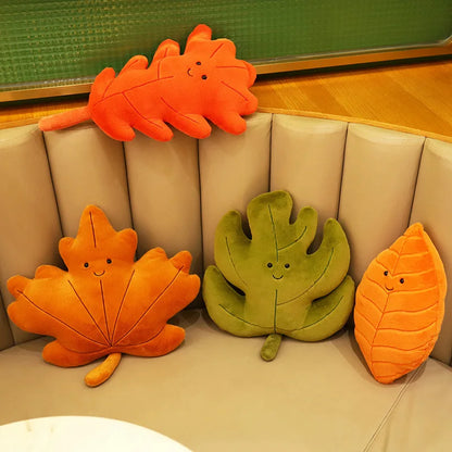 AUTUMN | Snuggly Autumn Leaf Pillows