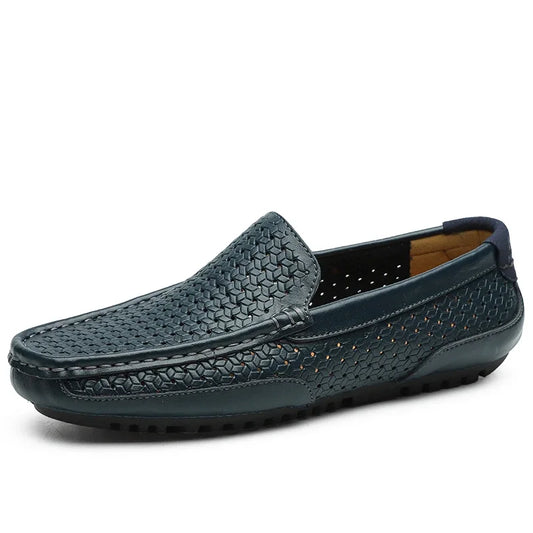 EASTON | Perforated Leather Boat Shoes