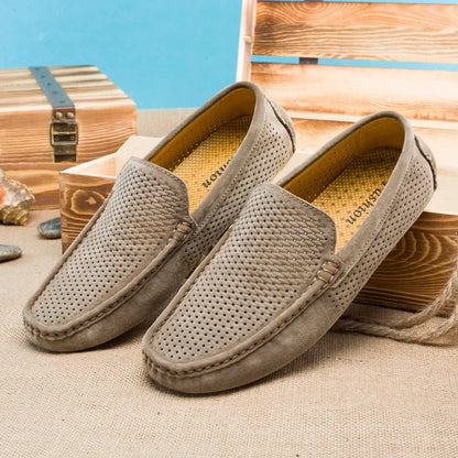 DONOVAN | Aerated Italian Suede Loafers