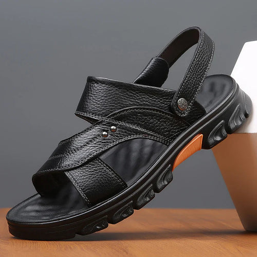 IKE | Massage Sole Leather Sandals