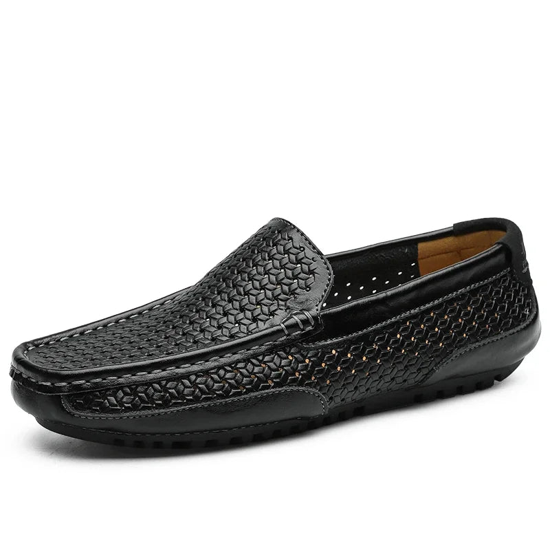 EASTON | Perforated Leather Boat Shoes