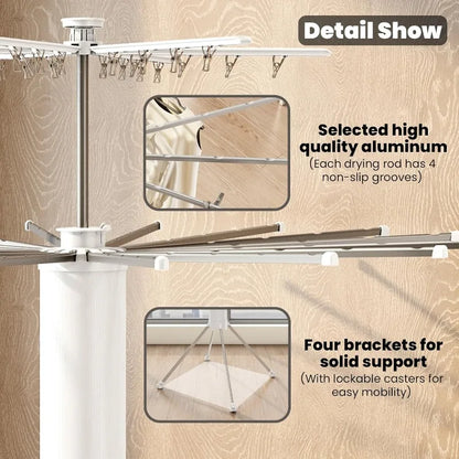 Space Saving Minimalist Clothes Drying Rack