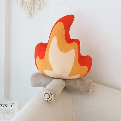 PLUSHIE | Cartoon Campfire Pillow