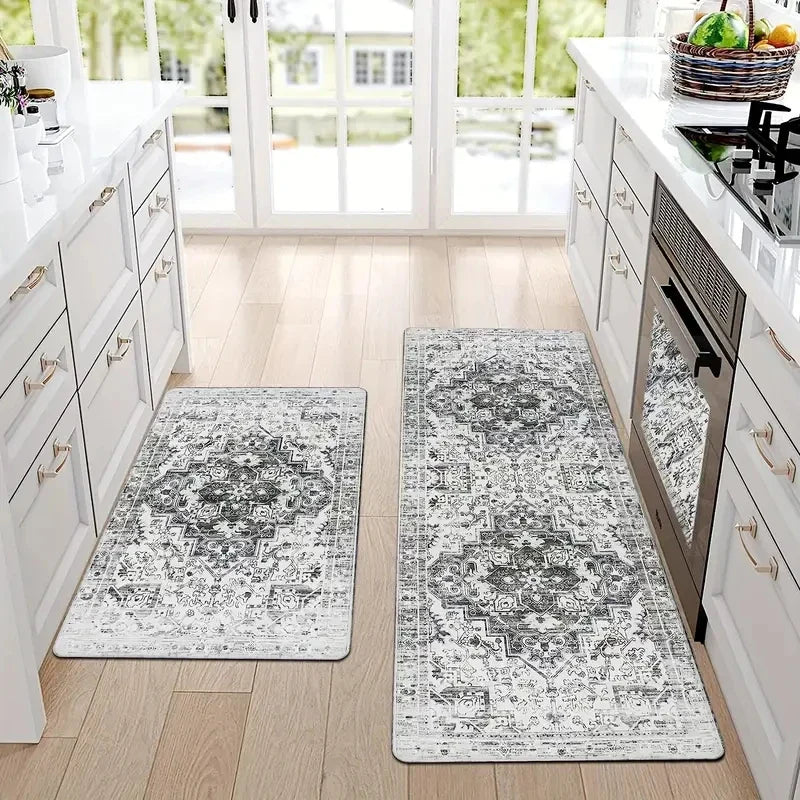 Bohemian kitchen rug