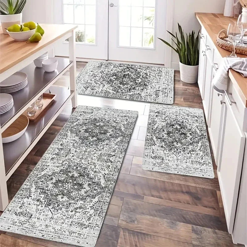 Bohemian kitchen rug