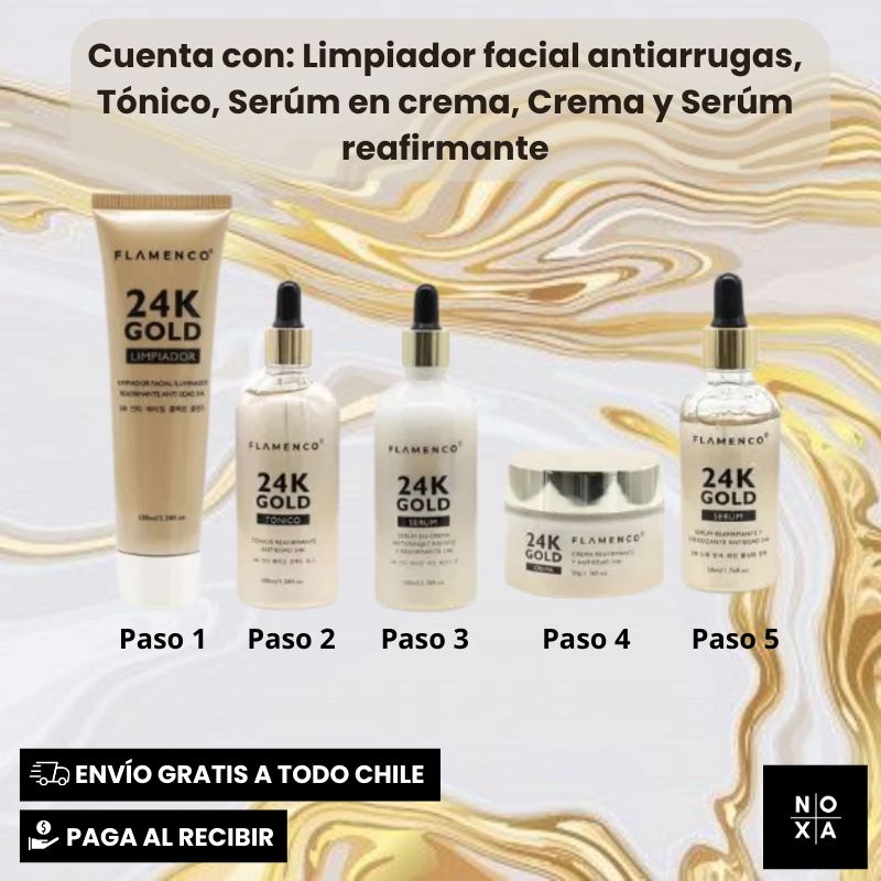 🍃 Kit Gold Face™ + Serum Reafirmante (GRATIS)🎁