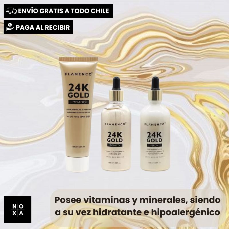 🍃 Kit Gold Face™ + Serum Reafirmante (GRATIS)🎁