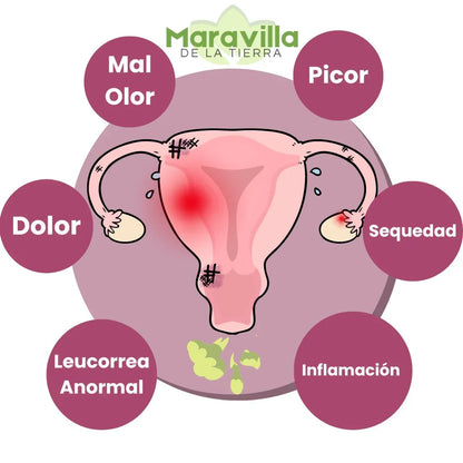 Cápsulas Vaginales - Elimina el Mal Olor y irritaciones en 20 días✅🔥-(10 capsulas tratamiento completo)😍