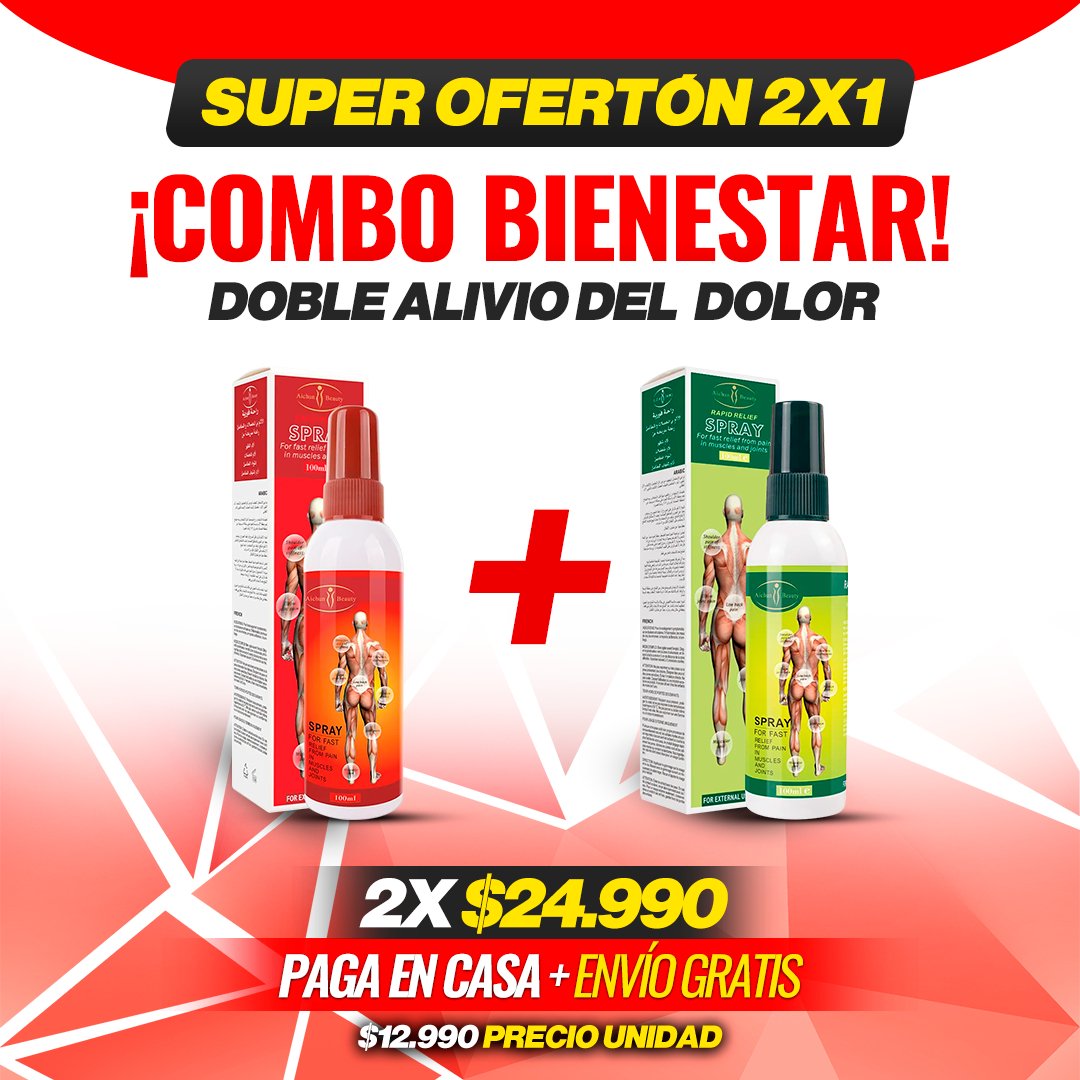 ALIBITOR™  - [Paga 1 y Lleva 2 ] Spray Para el Dolor de Rápida Acción