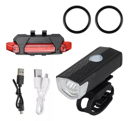 BIKELE™ Pack 2 Luces Led Bicicleta (Trasera Y Delantera)