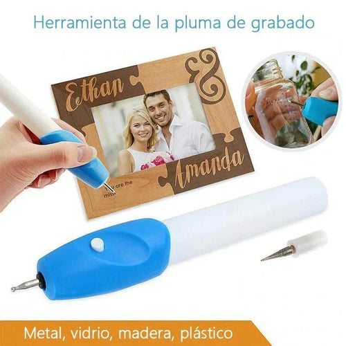 LAPIZ DE GRABADO ELÉCTRICO🚨🔥🎁 GRABA TU PATENTE  LIQUIDACION 2X1 🔥🎁