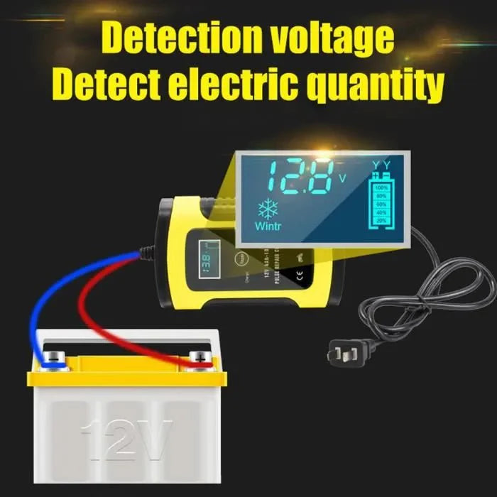 Cargador Auto Inteligente Batería 12v De Auto